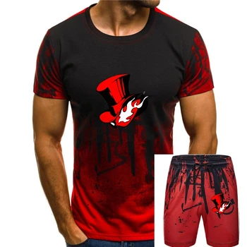Vyrų marškinėlius Phantom Vagys Persona 5 T Shirt Atspausdintas T-Shirt tees viršų