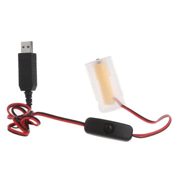 5V 2A USB 1,5 V LR20 D Baterijos Skirtuvai Pakeisti 1pc 1,5 V C Baterija Žaislų dujinė Viryklė Fotoblykstės dujinis Vandens Šildytuvas