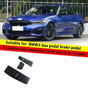 Kreiptis į BMW 3 Serijos akceleratoriaus, stabdžių pedalas, Vidaus apdaila, apdailos kabina, poilsio pedalo skylė-nemokamai