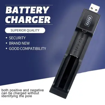 USB Universalus Baterijų Įkroviklis AA/AAA/AAAA N Baterijų Greitai, Saugiai Įkrovimo Indikatoriaus Lemputė Įvadas 10.5x3.5cm