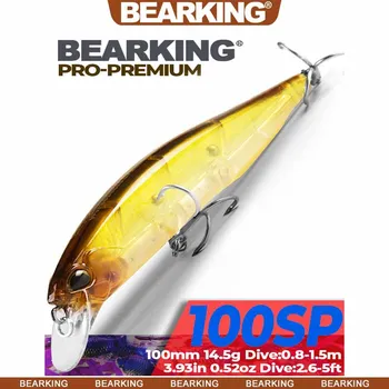 Bearking-minnow dirbtinis masalas, karpių žvejyba, 10cm/14.5 g, žvejybos reikmenys
