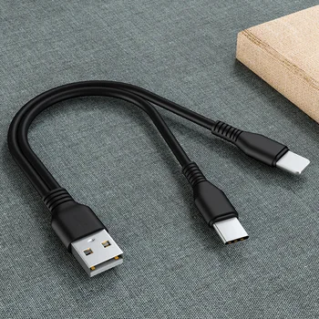 Greito Įkroviklio Laidą galima prijungti Du Įrenginius Splitter Micro USB C Laidą 