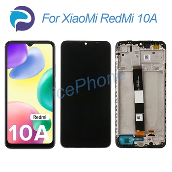 Už RedMi 10A LCD + Touch Ekranas skaitmeninis keitiklis 1600*720 220233L2C, 220233L2G, 220233L2I Už RedMi 10A LCD Ekranas
