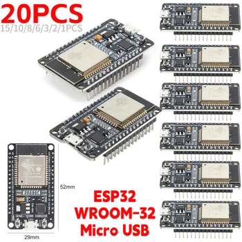 ESP32 ESP-WROOM-32 CP2102 Plėtros Taryba WiFi+Bluetooth WiFi+Bluetooth-Ultra Mažas Energijos Suvartojimas Dual Core Bevielio ryšio Modulis