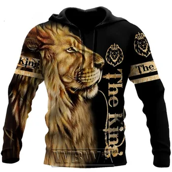 Mados Pavasario Gyvūnų Hoodies Premium Tigras, Odos 3D Visi Per Atspausdintas vyriški Megztiniai Unisex Prekės Puloveris Atsitiktinis Hoody