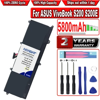 HSABAT 5800mAh C21-X202 Nešiojamas Baterija ASUS VivoBook S200 S200E X201 X201E X202 X202E S200E-CT209H S200E-CT182H S200E-CT1