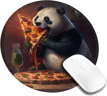Panda Pica Myli Juokinga Apvalios Pelės Mygtukai Kilimėlis neslidus Siūlės Krašto Guma Pelės Kilimėlis Kompiuterio Stalo Žaidimų Nešiojamas Biuras