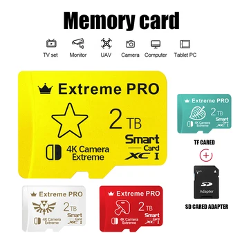 Originalios 1 TB Didelio Greičio Atminties Kortelę 128GB 2TB Micro SD TF Kortelė 512 GB TF Kortele cartao memoria de Nintendo 3ds jungiklis