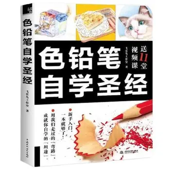 Biblijos knygą, mokymosi Spalvų Pieštukų Tapybos savarankiškai studijuoti Kinų Piešimo vadovėlis Studentams Pamoka meno knyga