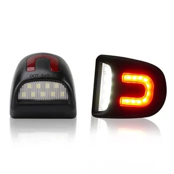 2VNT Raudona U Tube LED Licencijos numerio apšvietimo Lemputės už už už už už - 1500 2500