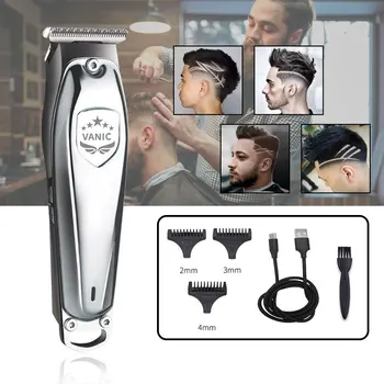 USB Plaukų Cuttig Skutimosi Rinkinys mašina Plaukų Žoliapjovės, Vyrų Kirpykla, Plaukų Kirpimo mašinėlės Profesinės Barzda Žoliapjovės Skustuvas Elektrinis Peilis