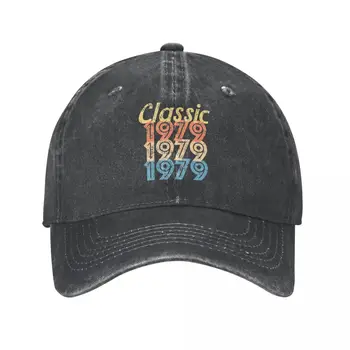 Hip-Hop plaukai surišti į uodegą Beisbolo kepuraitę Snapback Sunhat 1979 Vintage Retro Pavasarį, Rudenį Bžūp gimtadienio dovanos Džinsinio Casquette Classic