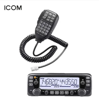 ICOM IC-2730E Judriojo Radijo Dviguba Juosta UHF 400-470MHz 50W FM radijo stotele Automobilių Domofonas Reikmenys, Rankinės Mikrofonas arba Skydelis