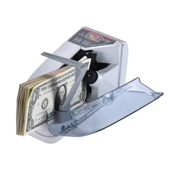 Mini Pinigų, Valiutų Skaičiavimo Mašina, Patogus Sąskaitą Pinigų Banknotų Counter Pinigų AC ar Baterija netikrų pinigų doleris ES MUS