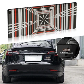 Už Tesla Model 3 X Y S 2023 Priedai PLEDAS Logotipą, Automobilių Lipdukas Uodega Žymeklį Ženklelis Tinklelis Auto Metalo Pasirašyti Lipdukai Eksterjero Dalys