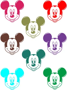 Mickey Mouse geležies lopai drabužius termo lipdukai vaikams juostelės appliques Skalbti