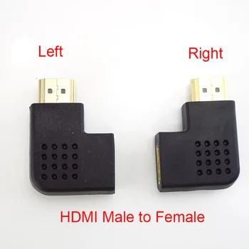5vnt 270 90 Laipsnių Kampu Vyrų ir Moterų HDMI suderinamus Adapteris Keitiklis Sukite į Dešinę, į Kairę Pratęsimo Kabelio Jungtis, HD 1080P