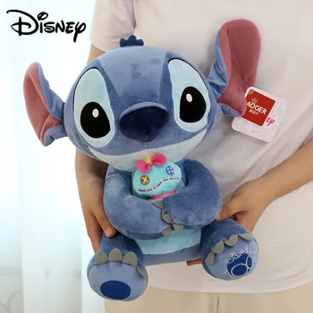 Disney Dygsnio Pliušinis Lėlės Lilo & Stitch Animacinių Filmų Dygsnio Pliušinis Žaislas Vaikams Pliušinis Lėlės Mergina Lėlės Gimtadienio Dovana Pagalvės