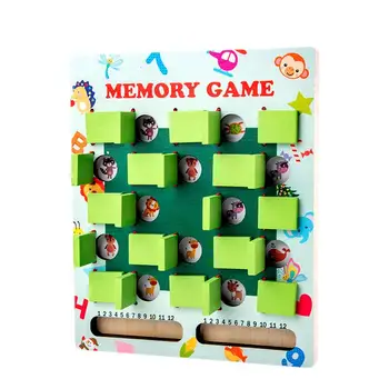 Atminties Rungtynės Šachmatų Žaidimas Montessori Mediniai Vaikai Atminties Rungtynės Šachmatų Lenta Vaikai Anksti Švietimo Žaislai