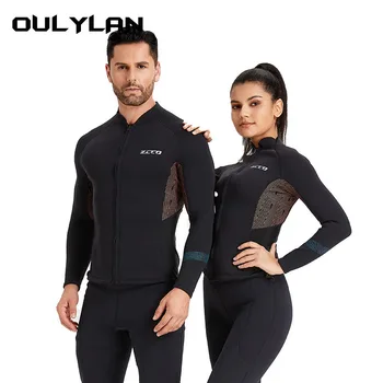 Nardymo kelnes, padalinti wetsuitS 1,5 mm neopreno wetsuitS vyrų ir moterų striukė viršuje saulės suaugusiųjų banglenčių wetsuit