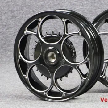 Lieti ratlankiai sidabro aliuminio lydinio 3.0 12 colių motociklo ratlankiai motoroleris rato Vespa sprint 150cc