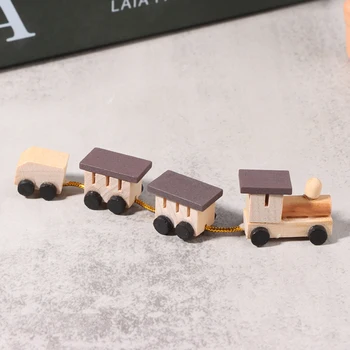 1:12 Lėlių Miniatiūrinių Traukinių Mini Papuošalai Vaikas Apsimesti Žaisti Žaislas Lėlės Namas Priedai