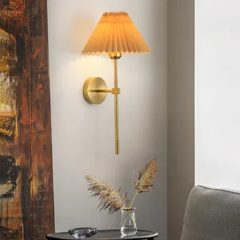 Sienos Lempa, LED E27 Medžiaga lempų gaubtų Su Sukimosi Dėmesio Skaitymo Šviesos Sienos Sconce, Miegamojo Lovos Hotel Namų Puošybai