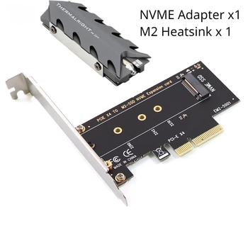 NVME Adapteris M. 2 NVME SSD Į PCIe 4.0 Adapterio plokštę PC Garso plokštės 