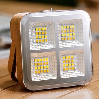 LED Atšvaitas Dėmesio USB Įkrovimo Magnetas Prožektorius, 4 Režimai, LED Saulės Šviesos Nešiojami Saulės Dėmesio Lauko Žvejybos